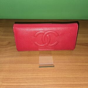 Red Leather Women's Wallet